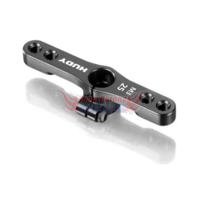 HUDY ALU CLAMP THROTTLE SERVO HORN - FUTABA, SAVÖX - 2-HOLE M3 - 25T - 293449
